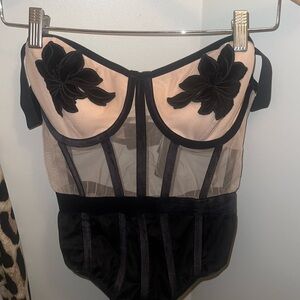 Sexy black lingerie/cute black top!